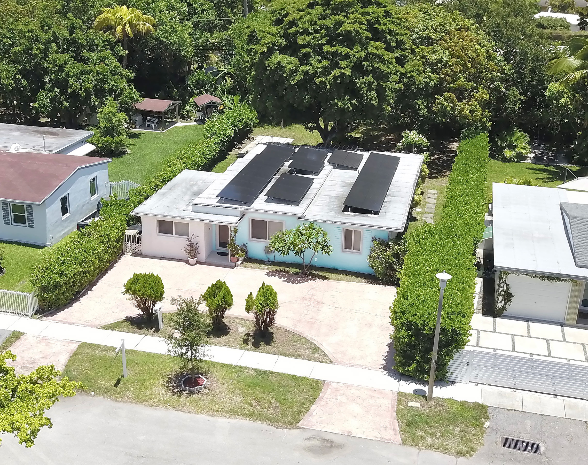 Aerial View of the Property